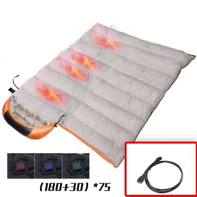 Electric Heated Pad Providing Instant Heat With Graphene Elements And Dual Power Options For Customizable Warmth Control