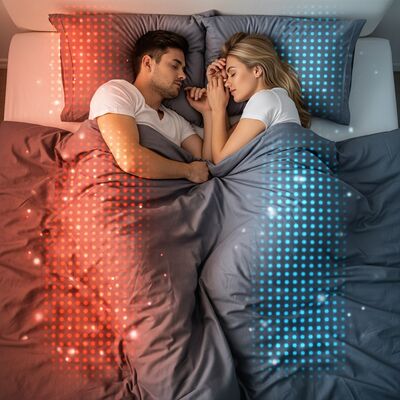 Customize Smart Control Heating & Cooling Blanket Microfiber Cooling Blanket for Hot Sleepers Household & RV Use