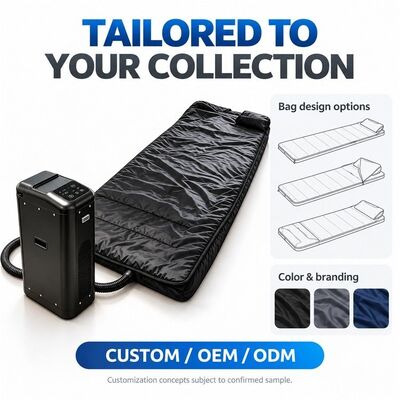 Water Cooled and Heated Sleeping Bag, Dual Mode Water Cooling and Heating Sleep System with Control Unit and Corrugated Hose, Custom Design Color Logo and Packaging, OEM ODM