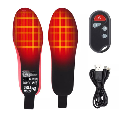 ODM রিমোট কন্ট্রোল উত্তপ্ত Insoles, OEM বৈদ্যুতিক জলরোধী উত্তপ্ত Insoles