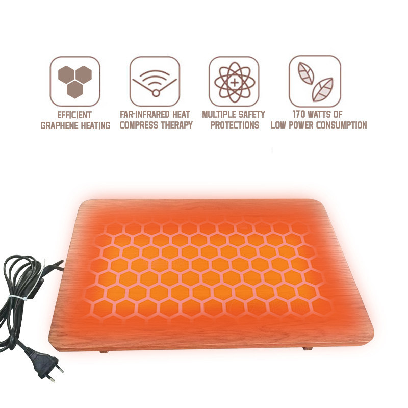 গ্রাফিন গরমকরণ এরগনোমিক ডিজাইনের সাথে বৈদ্যুতিক ফুট উষ্ণ স্টাউল